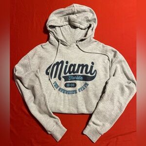 Miami Florida Gray Hoodie